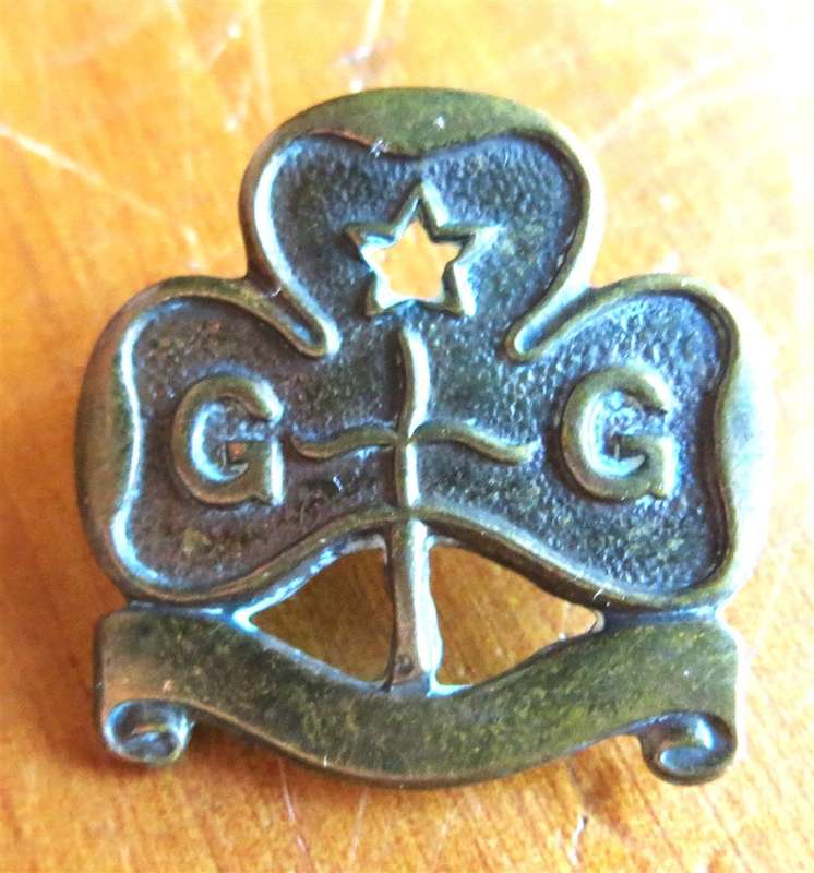 Girl Guides Badge with Makers Mark - London