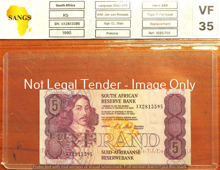 Stals Replacement Note - Graded VF35