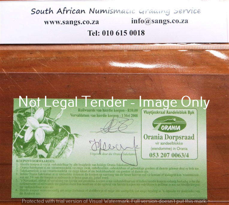 Orania 10 Ora - Graded Note - SANGS MS67