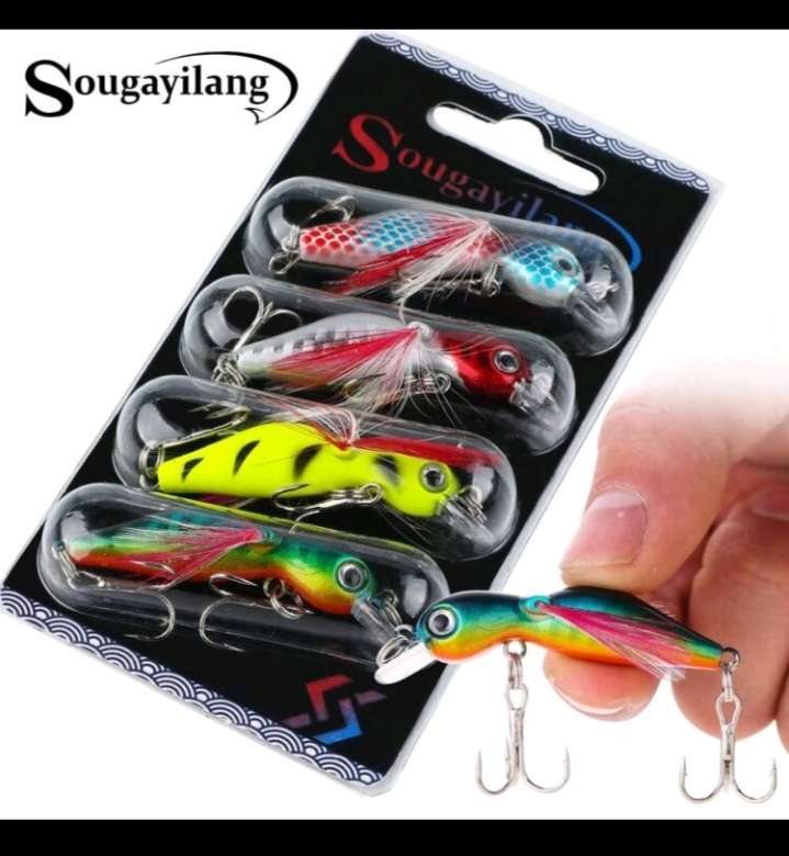 4pc Floating fishing bait