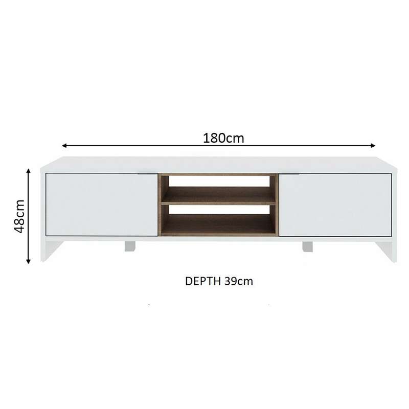 Metz TV Unit White