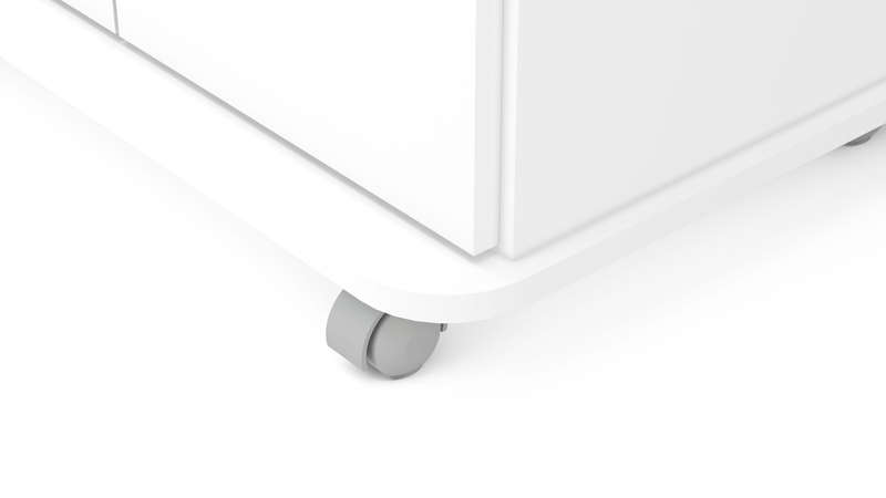 Multi-Functional White Cabinet