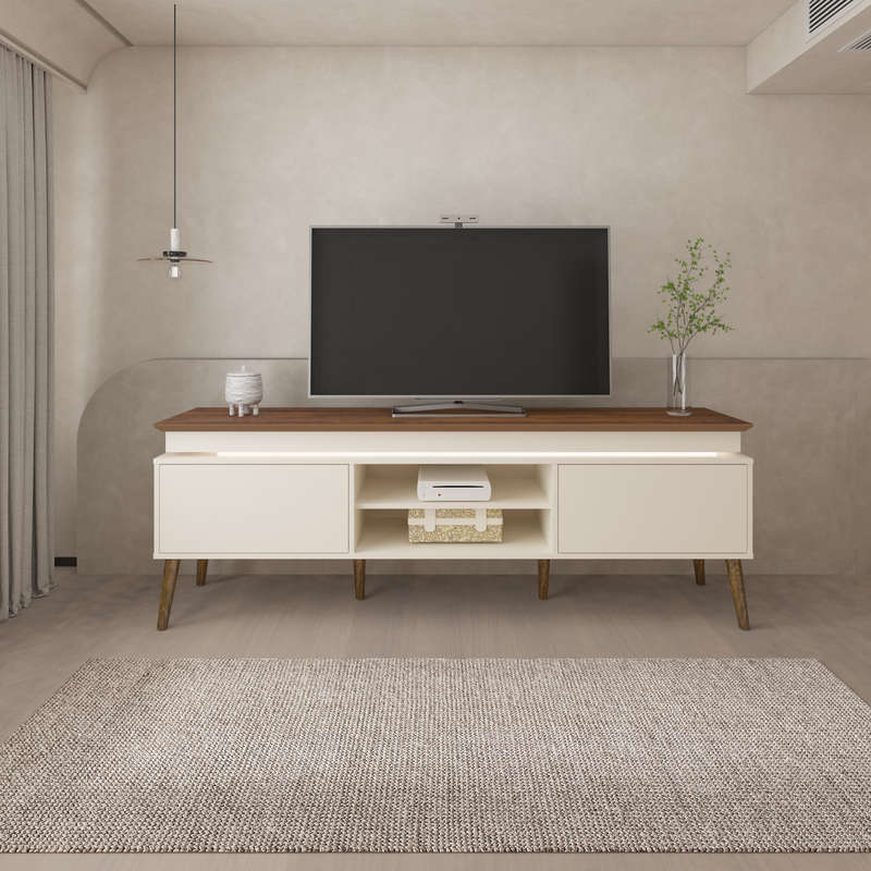 Lumina TV Stand Off White