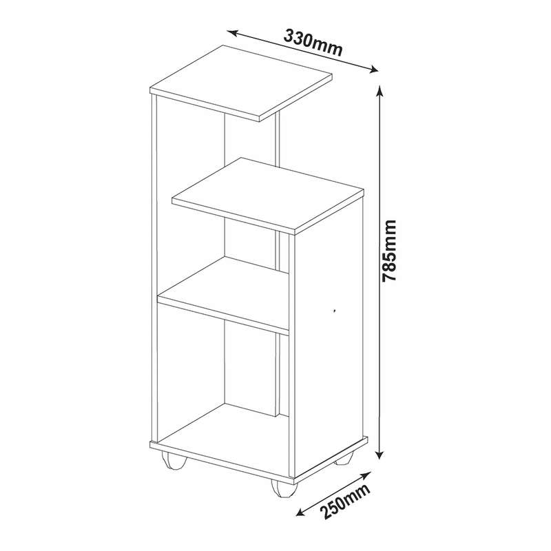 Bis End Table White