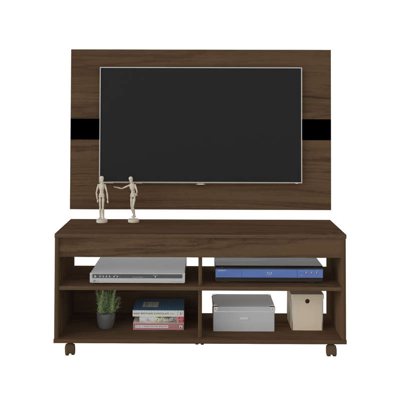Cross TV Stand With Panel