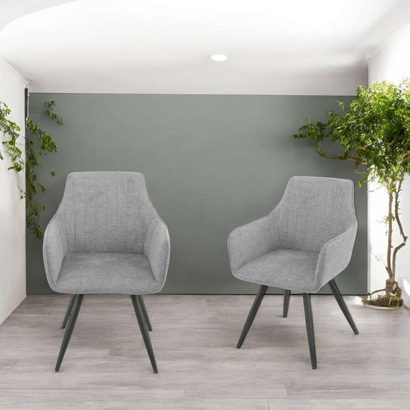Dresden Grey Dining Chair  SET of 2