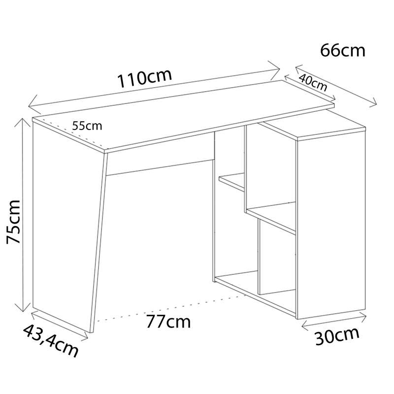 Urban Desk Black