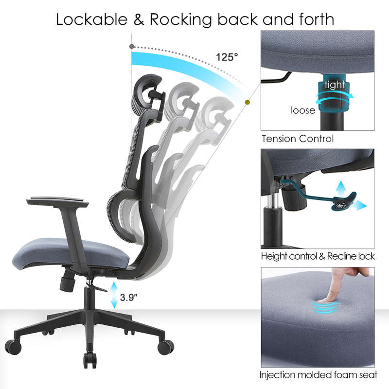 Gary High Back Ergonomic Office Chair