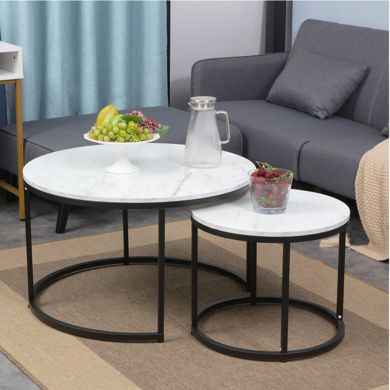 Geena Coffee Table White