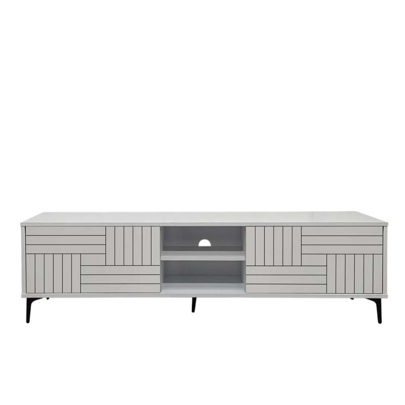 Leandra TV Stand White 160cm