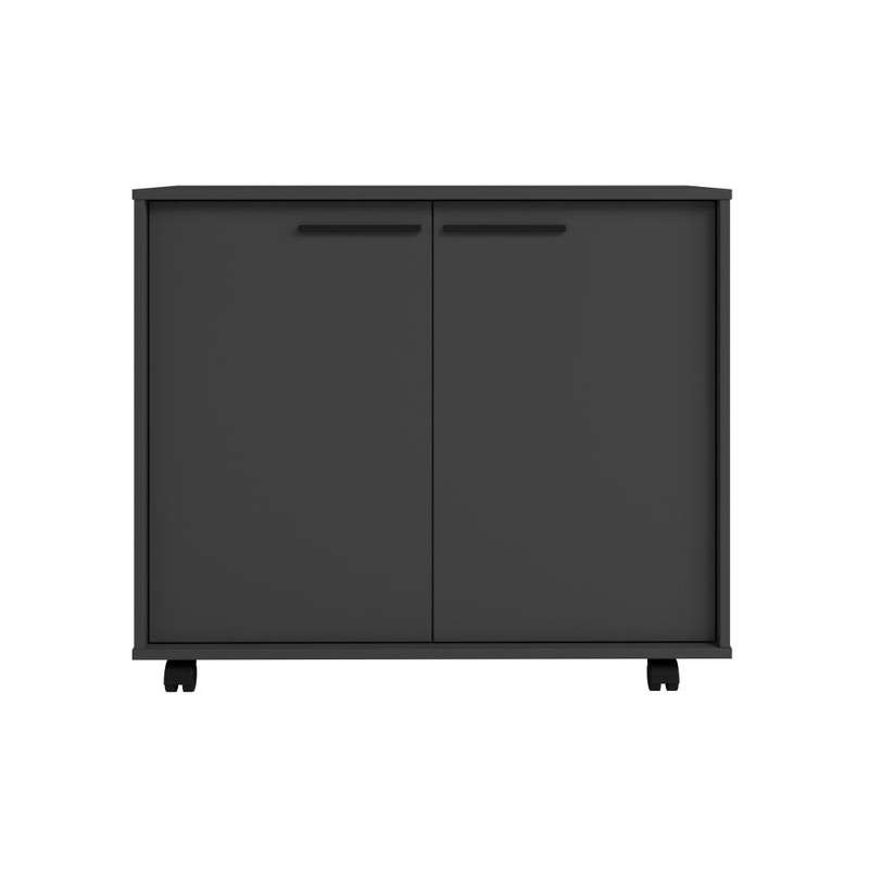Lismore Black Mobile Utility Cabinet