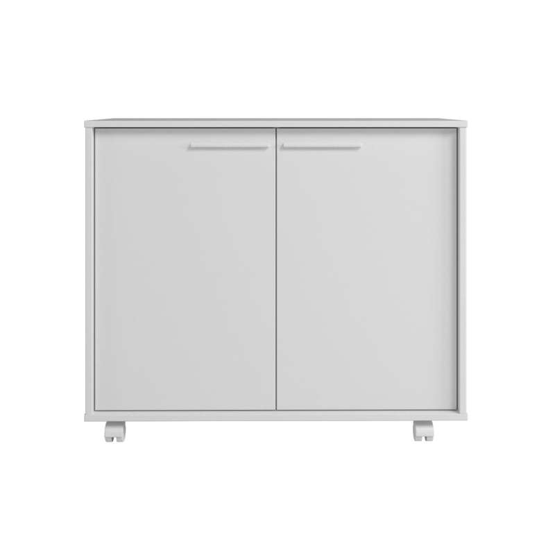 Lismore White Mobile Utility Cabinet