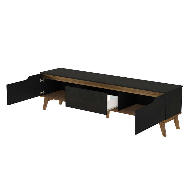 Liverpool Black TV Stand