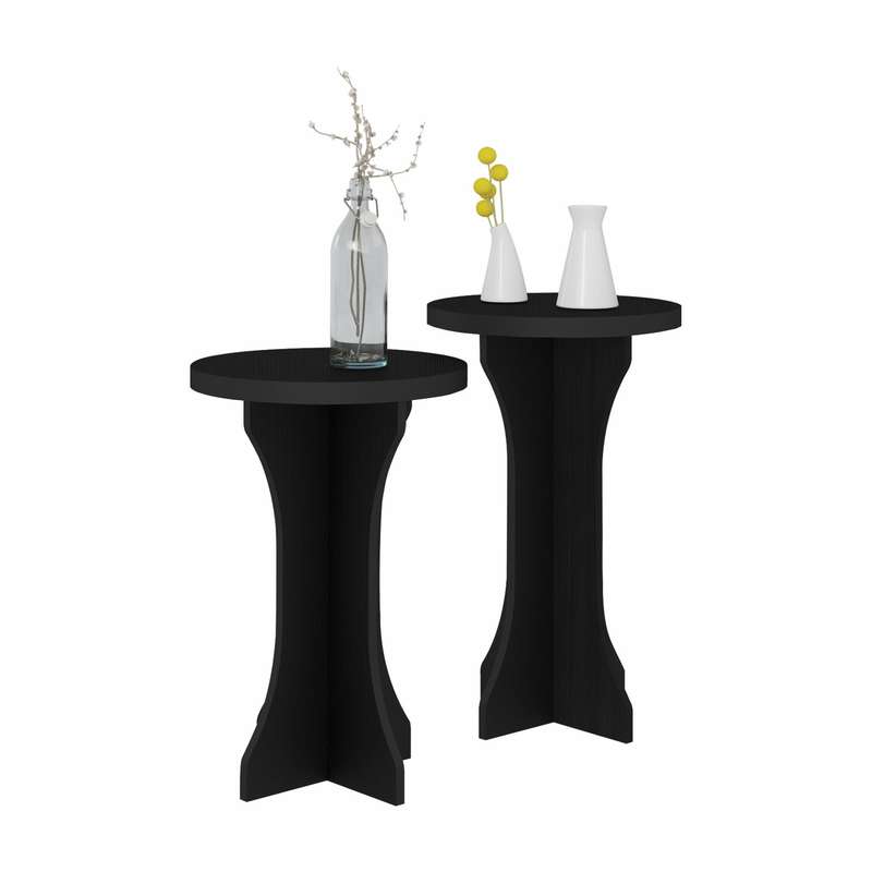 Luck End Tables Black