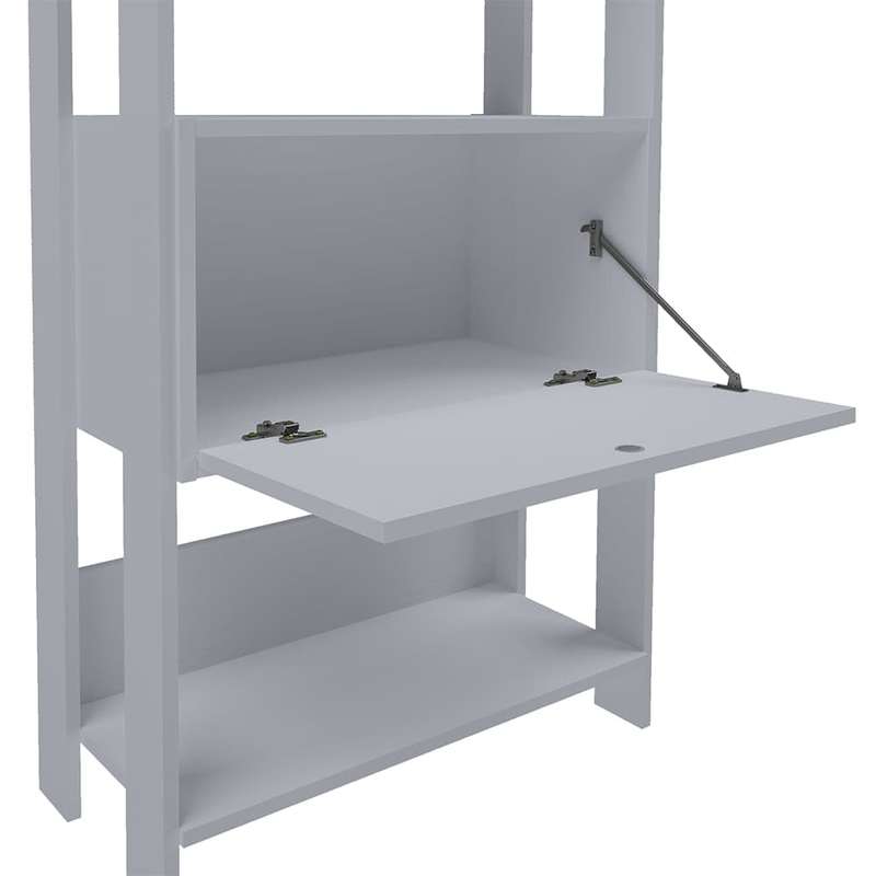 Match Bookcase White
