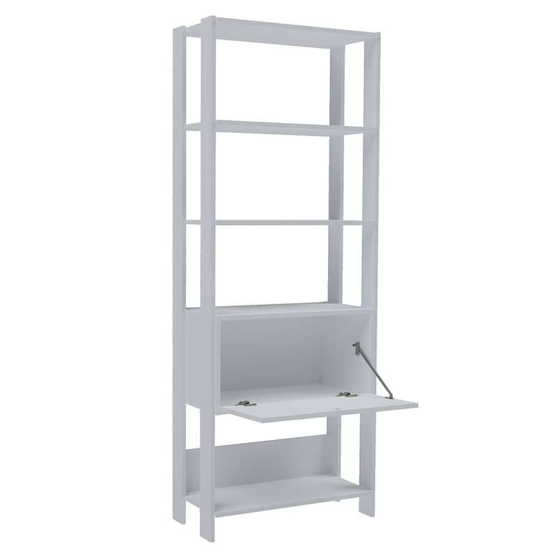 Match Bookcase White
