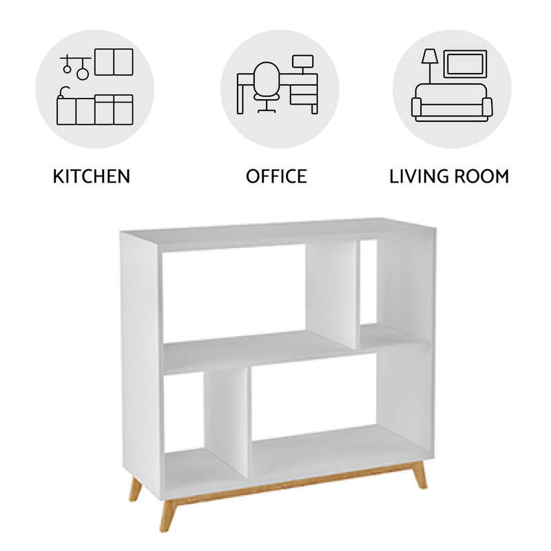 Rayna Versatile Storage Shelf White
