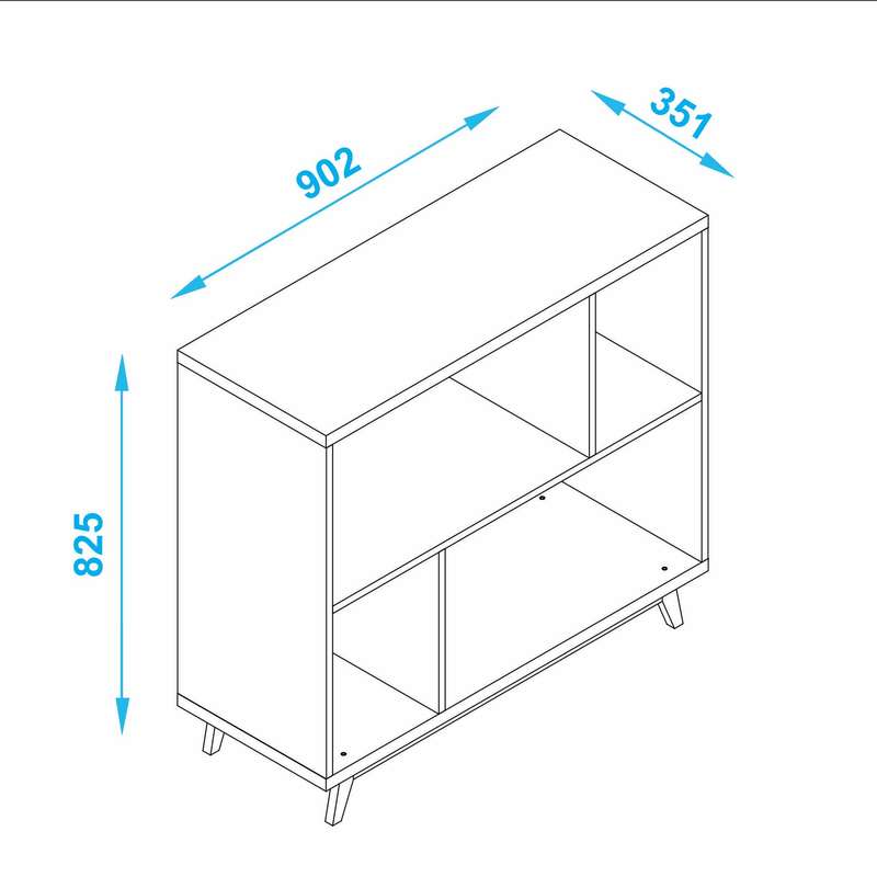 Rayna Versatile Storage Shelf White
