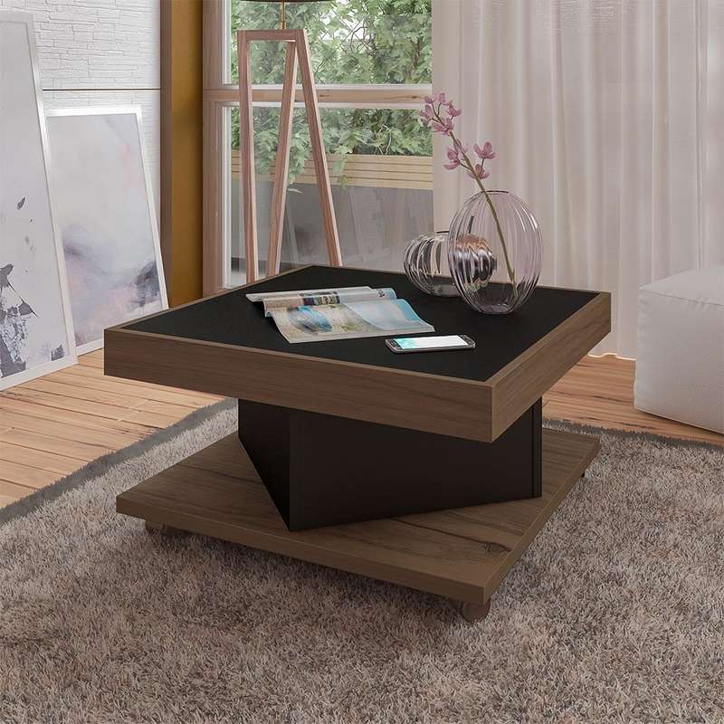 Saara Coffee Table Walnut-Black
