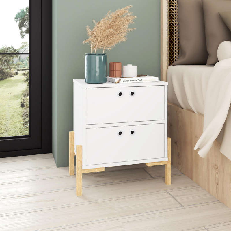 Thisted White Nightstand