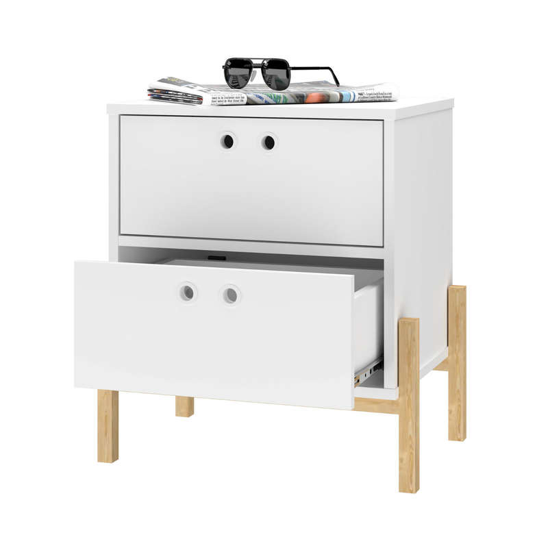 Thisted White Nightstand