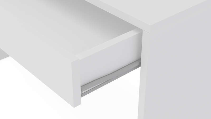 Iris White Office Desk