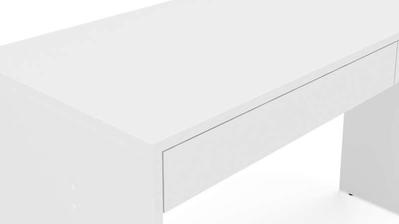 Iris White Office Desk