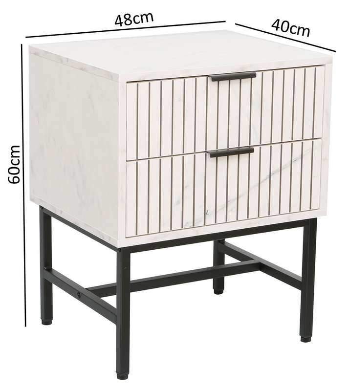 Jasper Nightstand, Pedestal Petra