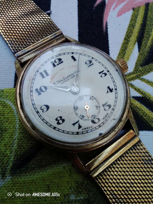 American Lever with sub watch