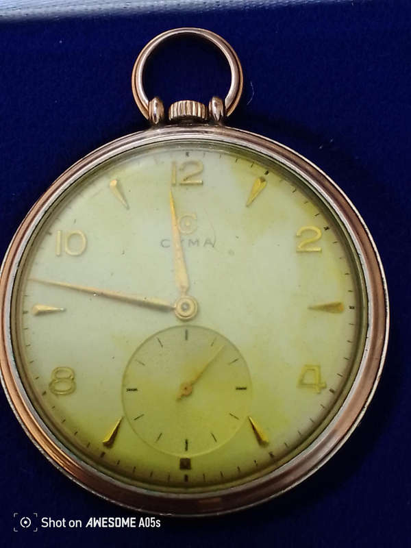 Cyma Tavannes pocket watch