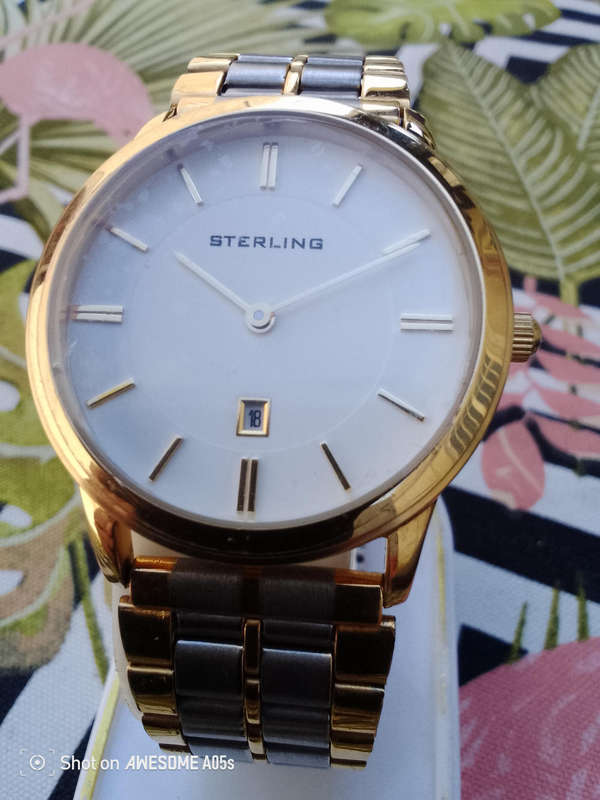 Sterling with date quartz