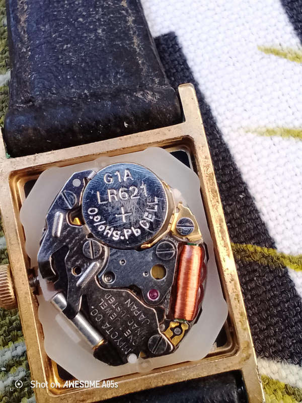 Seiko square male and Accurist female watches