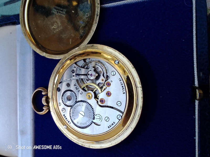 Cyma Tavannes pocket watch