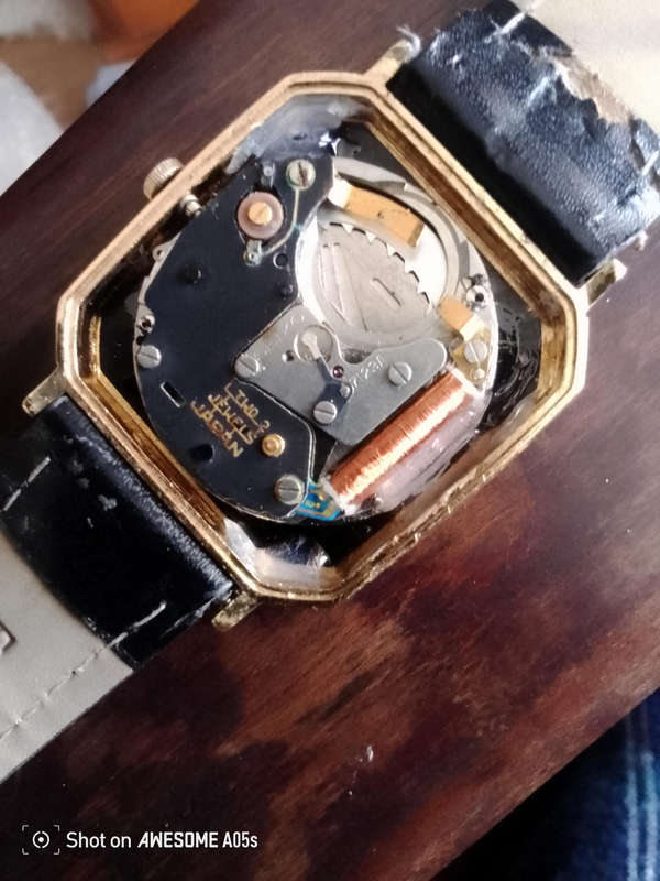 Seiko square male and Accurist female watches