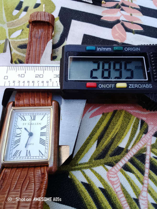 St Gallen quartz tank watch