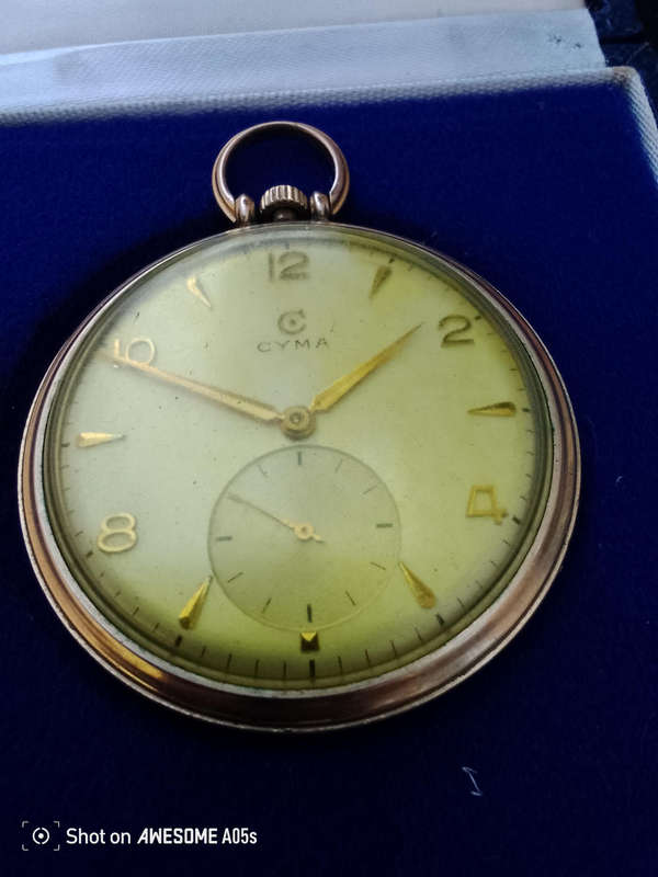 Cyma Tavannes pocket watch