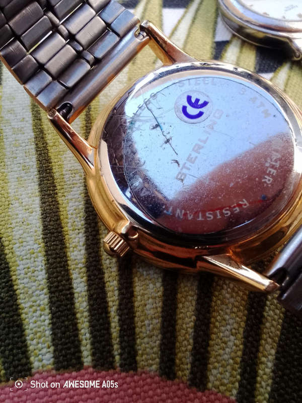 Sterling with date male (brand new)and female Buren quartz combo