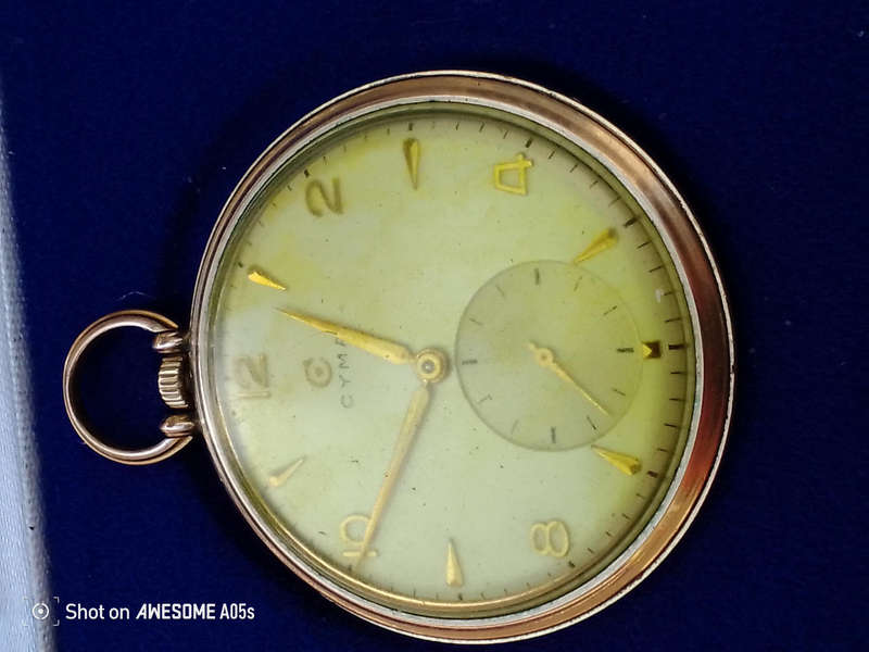 Cyma Tavannes pocket watch