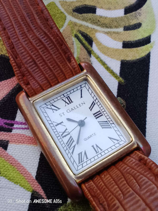 St Gallen quartz tank watch