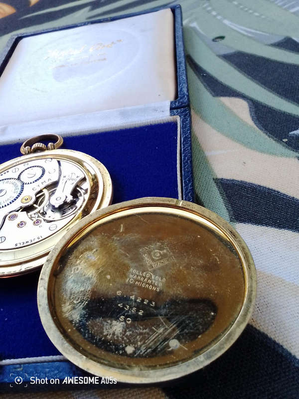 Cyma Tavannes pocket watch