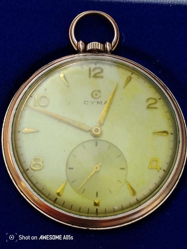 Cyma Tavannes pocket watch