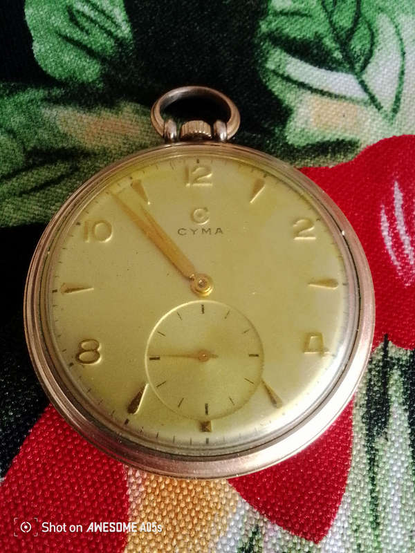 Cyma Tavannes pocket watch
