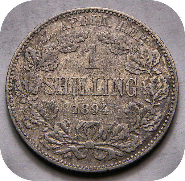 Bargain ZARs:  Great 1894 Shilling below R300!!