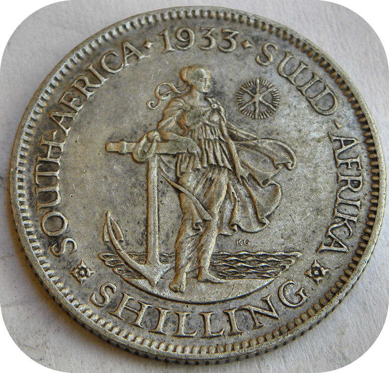 Bargain SA Union:  The rare 1933 Shilling in EF below R400!!