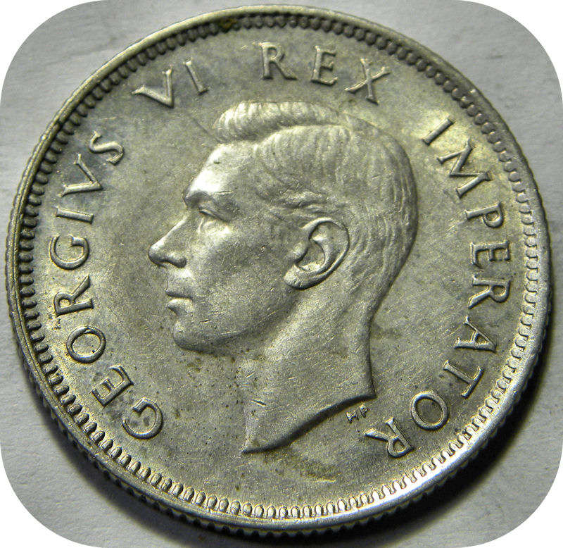 Top Grade SA Union:  1941 Shilling in A/UNC!!!