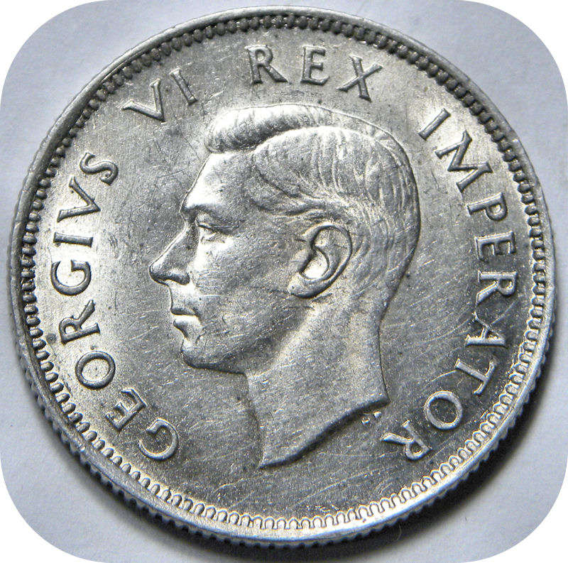 Top Grade SA Union:  1942 Shilling in UNC!!!  Will grade at NGC.