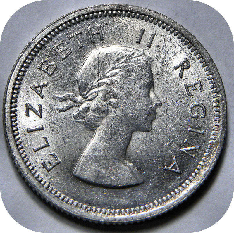 Top Grade SA Union: Lustrous 1955 Shilling in Brilliant UNC!