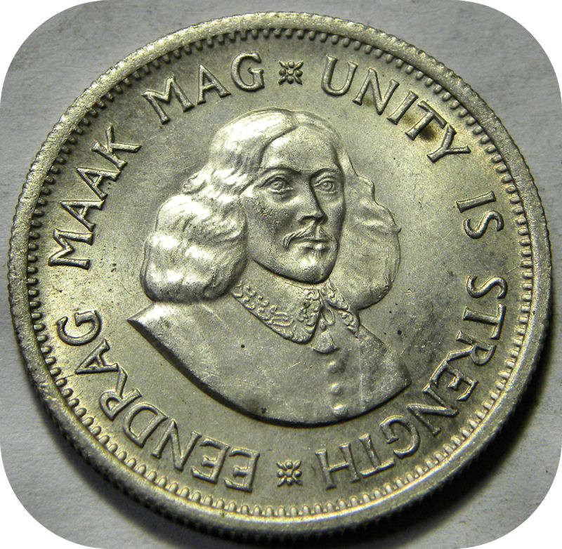 Top Grade RSA: 1962 van Riebeeck 10c Shilling in UNC below R250!  Two specimens available.