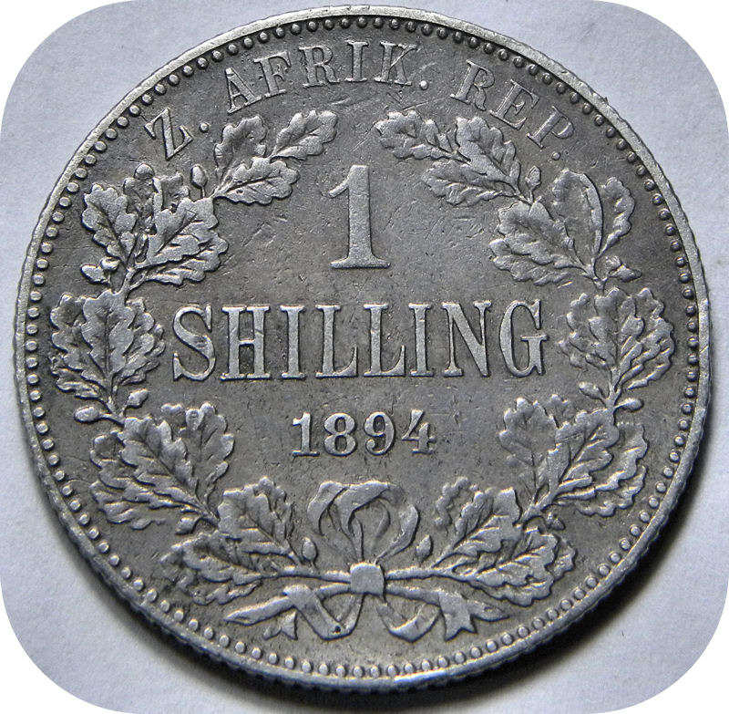 Bargain ZARs:  1894 Shilling below R500!!