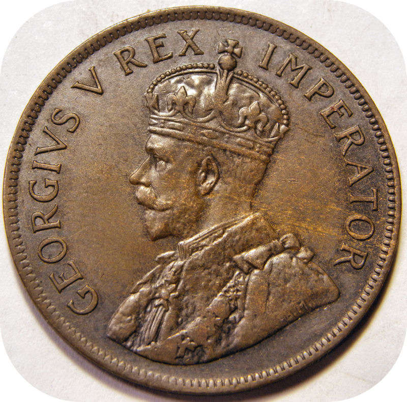 Top Grade SA Union:  The rare 1923 Penny in yellow A/UNC!